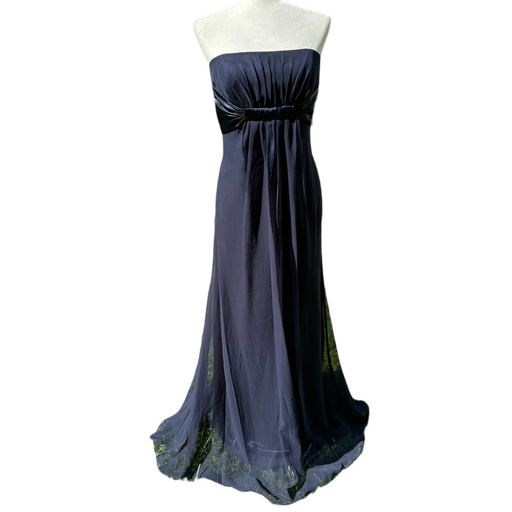 NWT Belsoie Bridesmaid/Maid of Honor Dress Dark‎ Blue Size 12